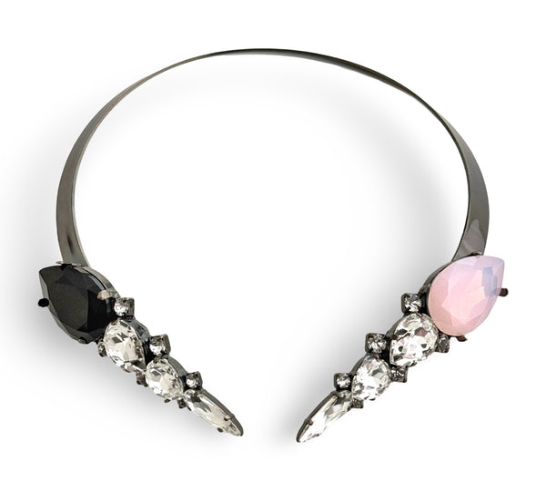 Dynasty Ava Noir Rose Opal Collar