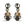 Load image into Gallery viewer, ANGEL LIGHT NOIR EARRINGS - JSS
