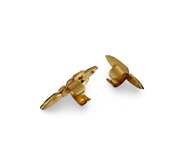 GOLD JET TWIN SET CLAW RINGS - JSS