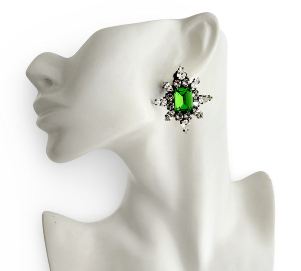 Dynasty Amara Peridot Studs