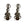 Load image into Gallery viewer, ANGEL LIGHT NOIR EARRINGS - JSS
