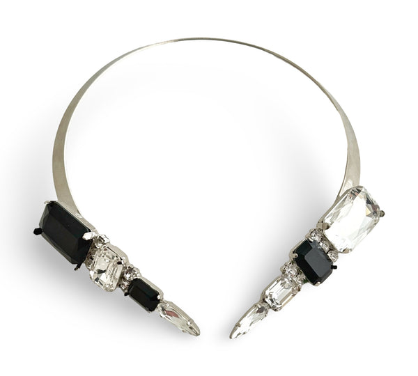 Dynasty Daphne Crystal Noir Collar