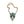 Load image into Gallery viewer, TURQUOISE &amp; MINT PENDANT NECKLACE - JSS
