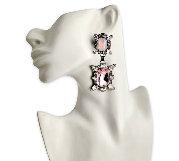 Dynasty Genevieve Pink Opal Earrings