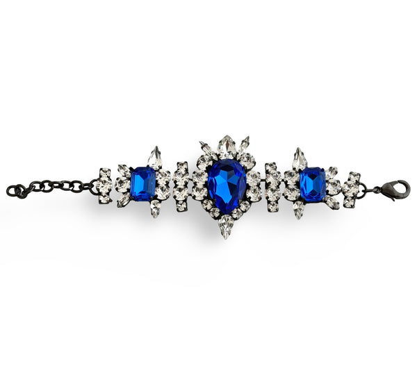 Dynasty Elizabeth Sapphire Crystal Bracelet