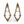 Load image into Gallery viewer, OVERSIZE CRYSTAL DIAMOND EARRINGS - JSS
