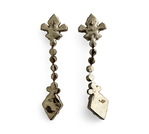 FLEUR DE LIS DROP EARRINGS - JSS