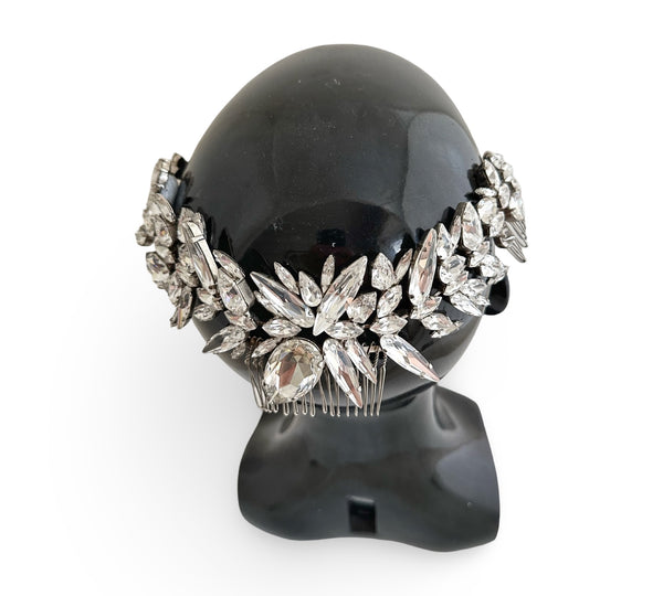 CRYSTAL WREATH HEAD PIECE - JSS