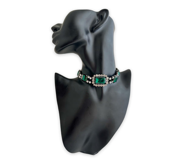 Dynasty Anne Emerald Crystal Choker