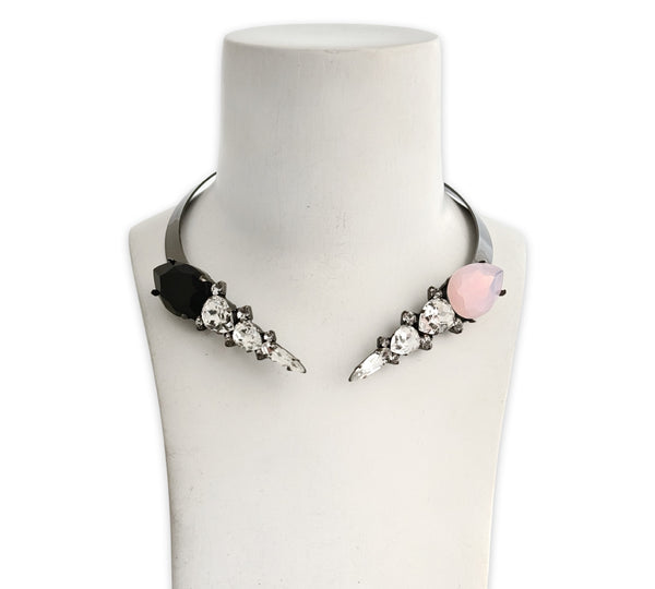 Dynasty Ava Noir Rose Opal Collar