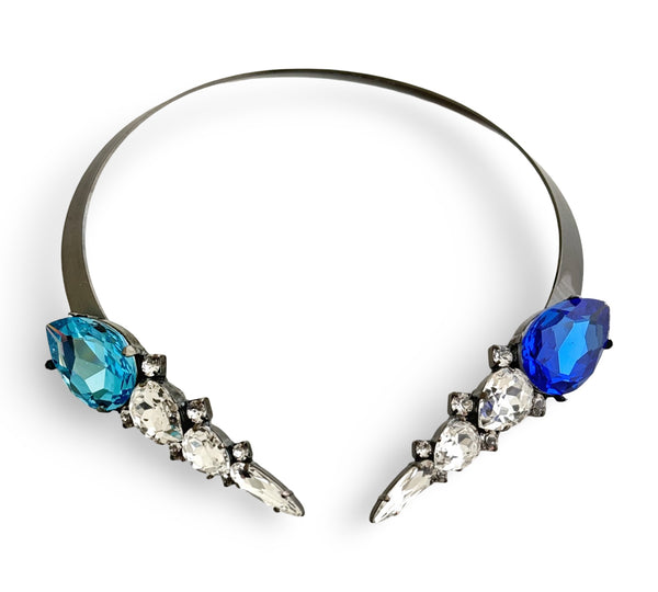 Dynasty Ava Turquoise Sapphire Opal Collar