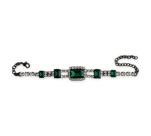 Dynasty Anne Emerald Crystal Choker