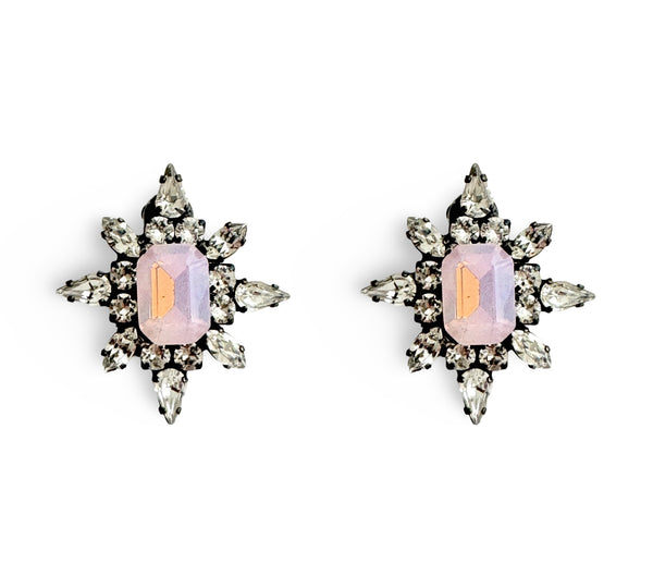 Dynasty Amara Pink Opal Studs