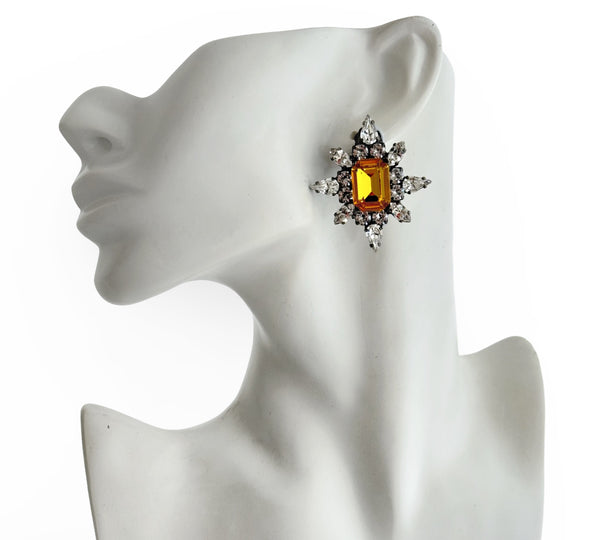 Dynasty Amara Citrine Studs