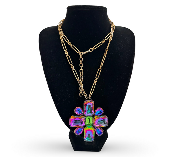 RAINBOW FLOWER NECKLACE - JSS