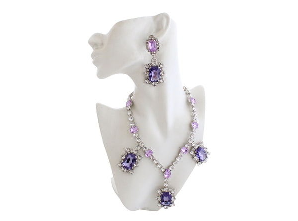 Dynasty Angelina Lavender Amethyst Earrings