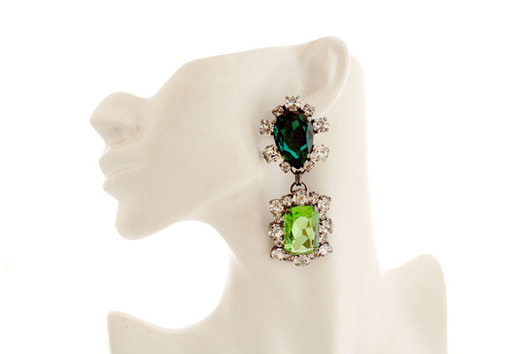 Dynasty Camilla Emerald Peridot Earrings